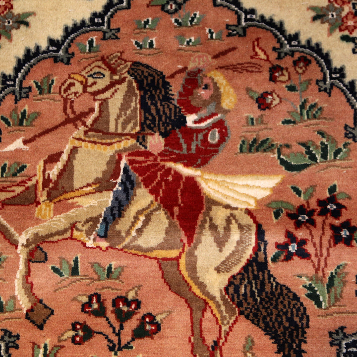 Shikaari Handknotted Silk Rug 3x5 Ft