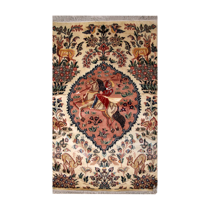 Shikaari Handknotted Silk Rug 3x5 Ft