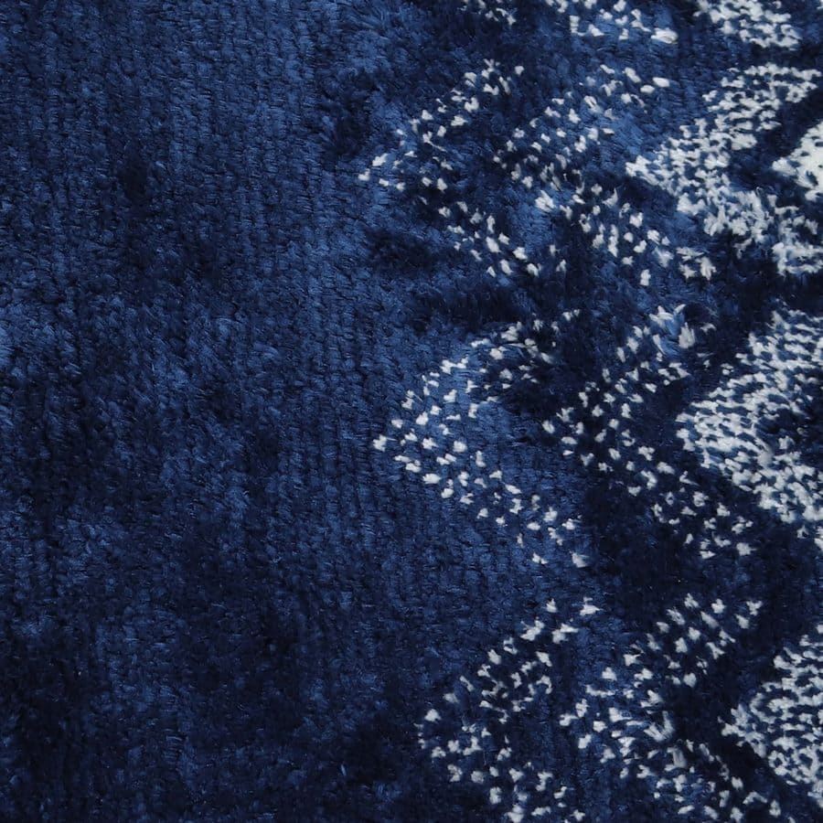 Soft Chevron Patterned Grey Bath Mat 50x80cm