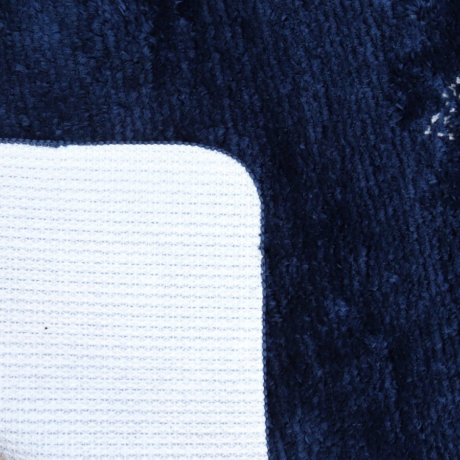 Soft Chevron Patterned Grey Bath Mat 50x80cm