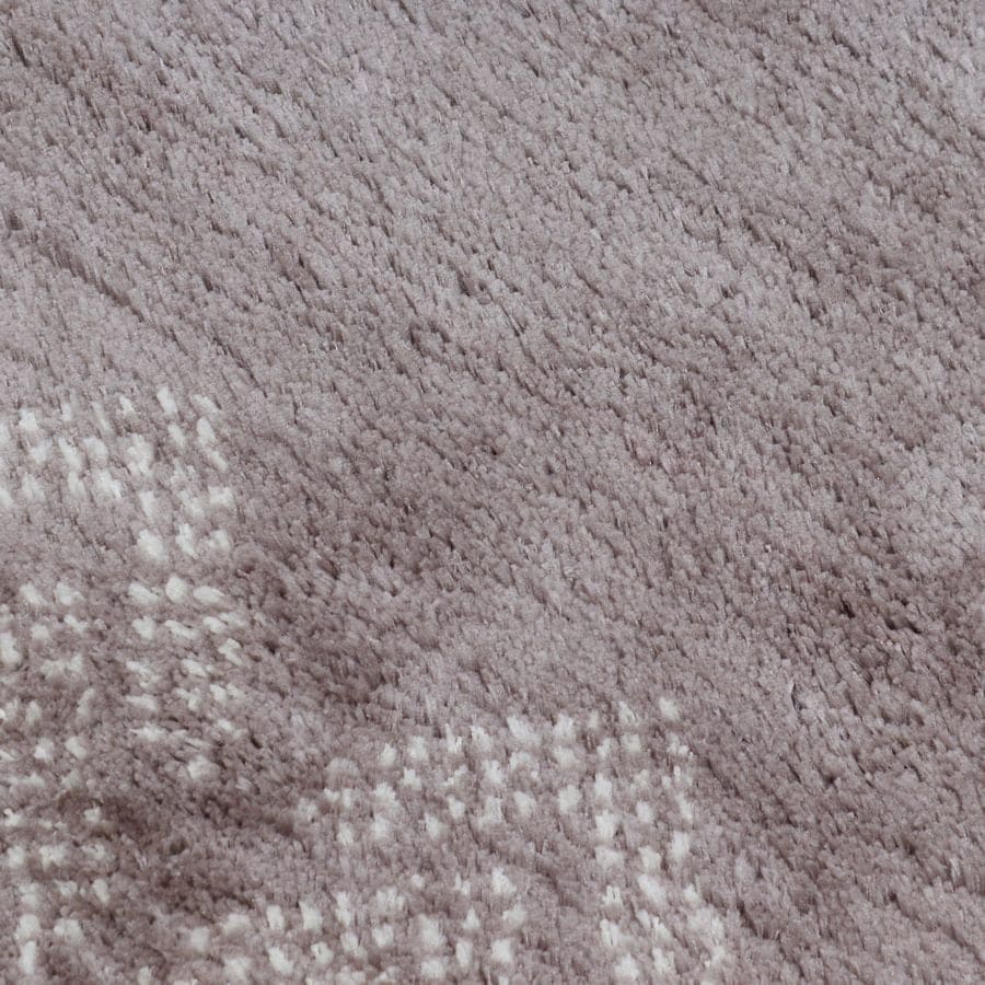 Grey Soft Chevron Patterned Bath Mat 40x60cm