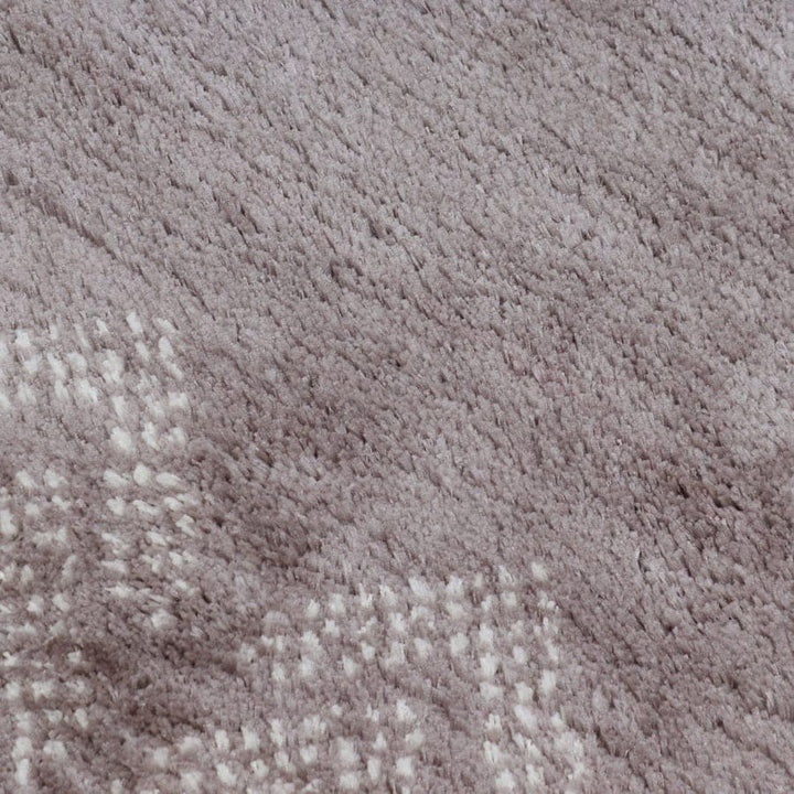 Grey Soft Chevron Patterned Bath Mat 40x60cm