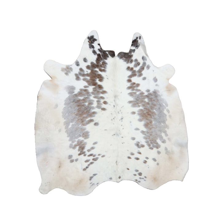 White&Brown Cow Hide 5X5 FT