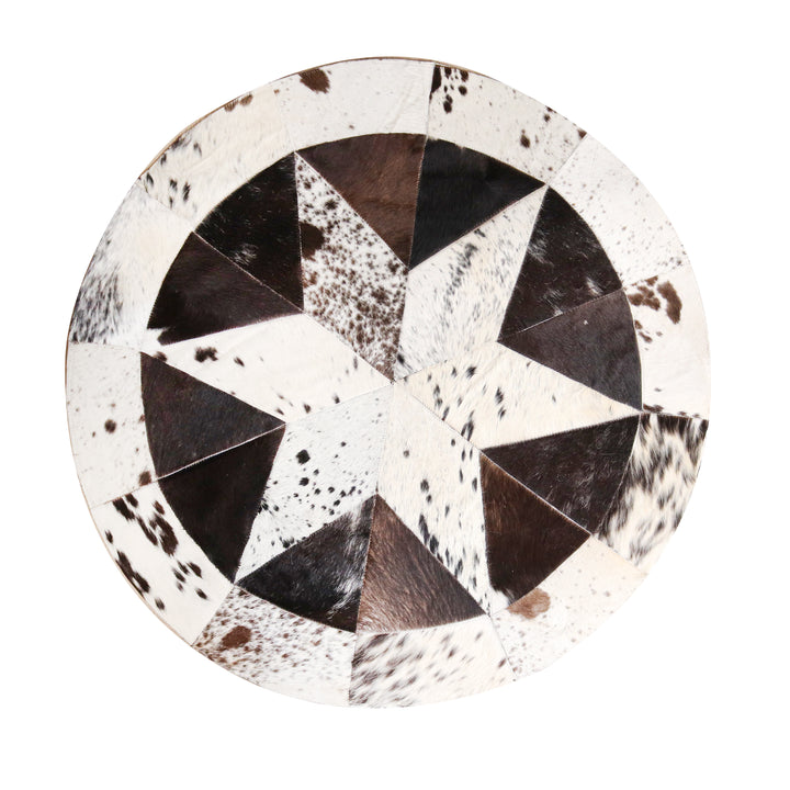 Patchwork Round Rug 2x2