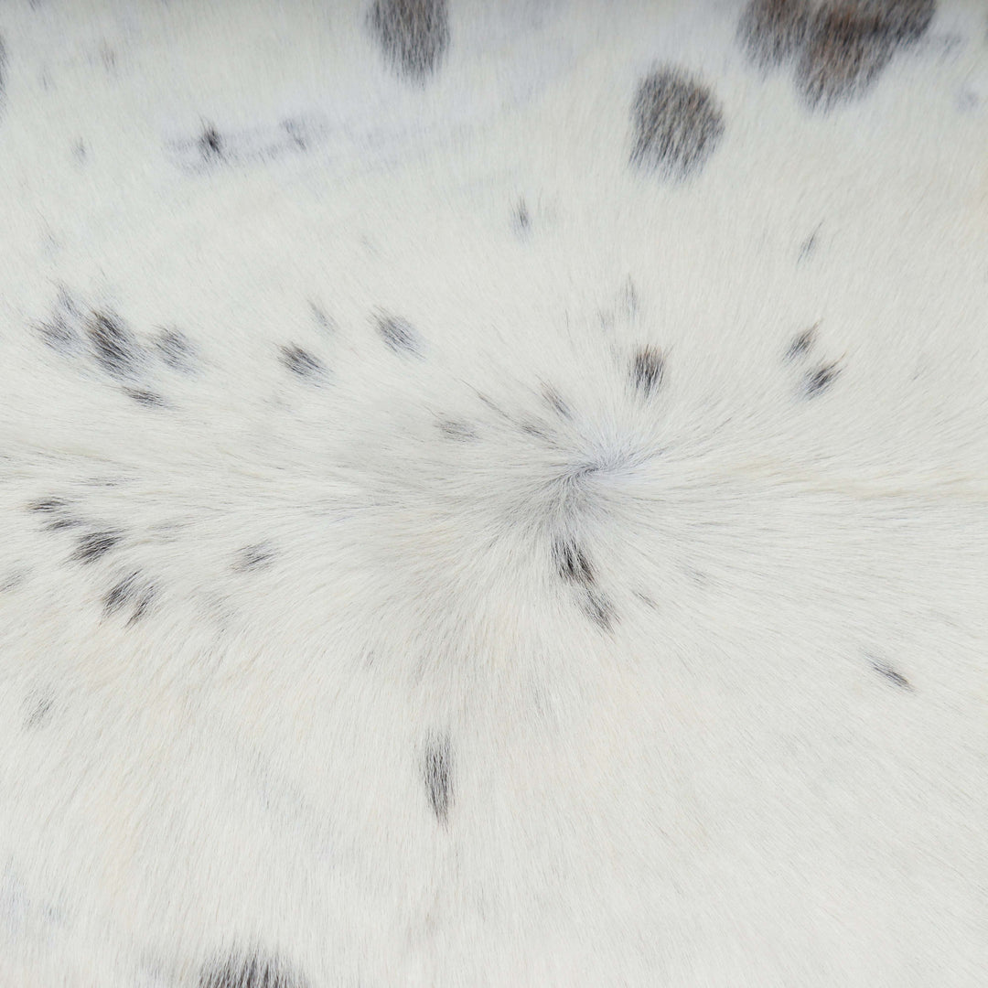 White&Brown Cow Hide 5X5 FT