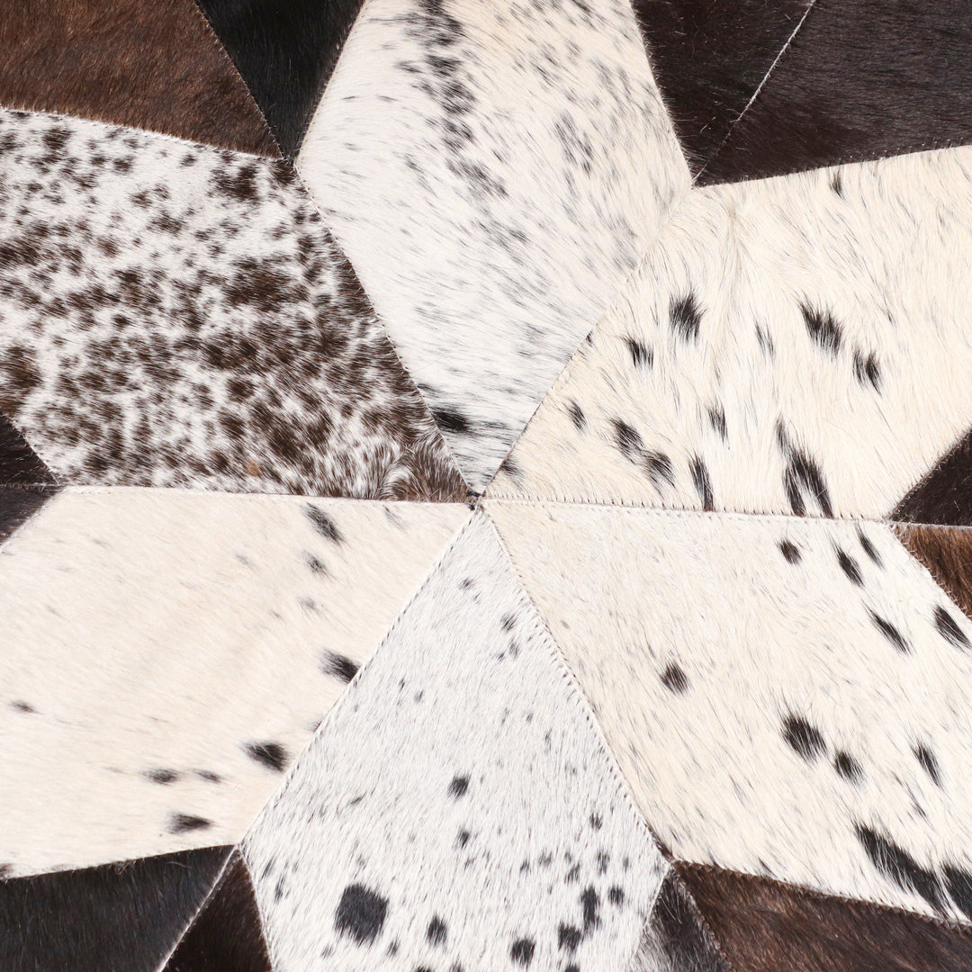 Patchwork Round Rug 2x2