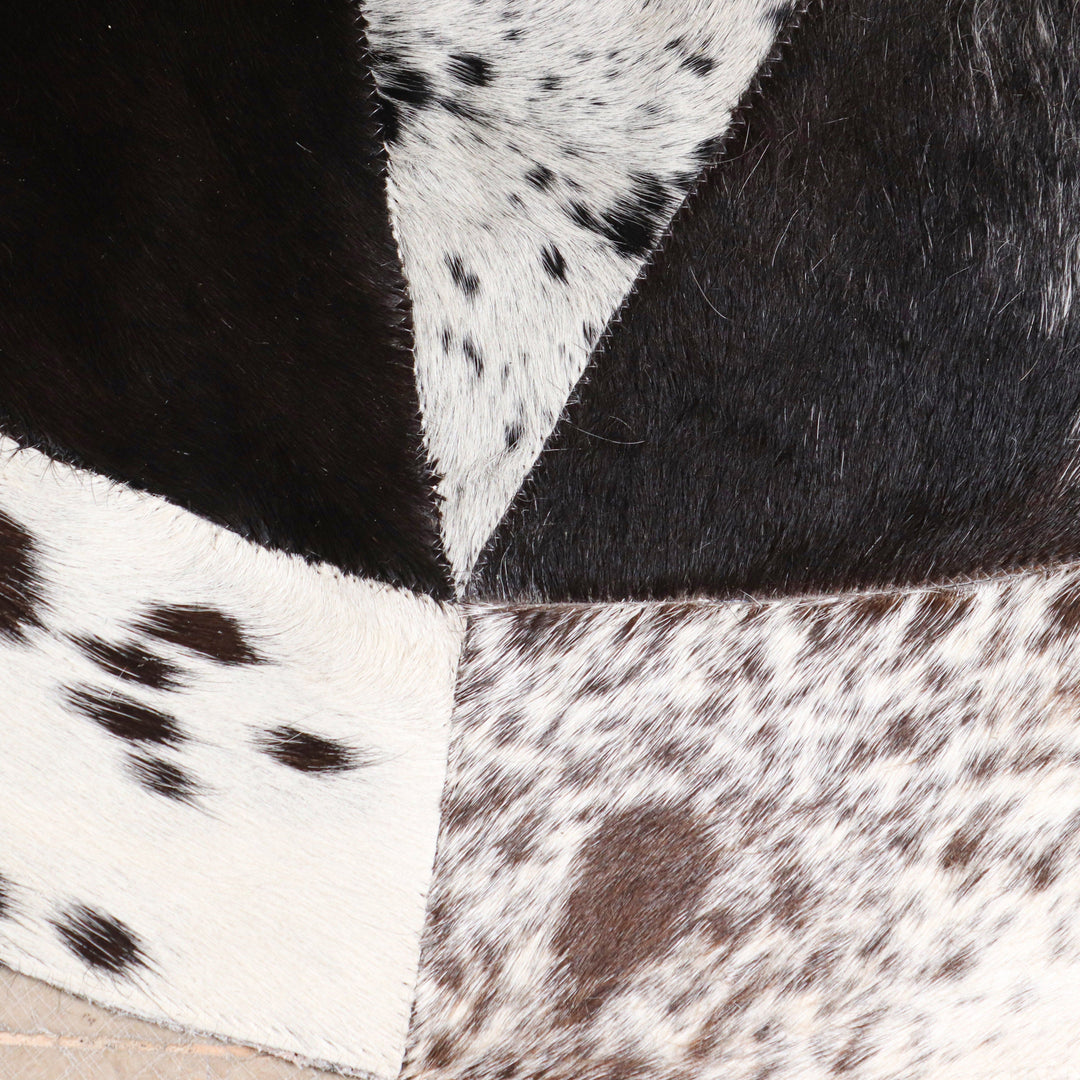 Patchwork Round Rug 2x2