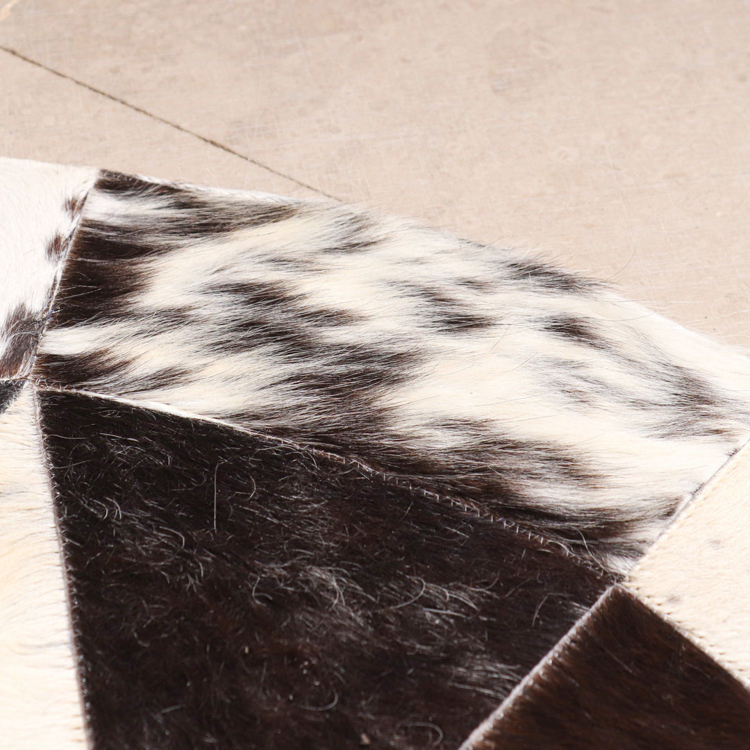 Patchwork Round Rug 2x2