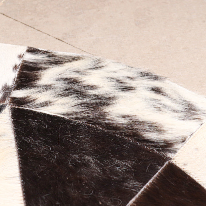 Patchwork Round Rug 2x2