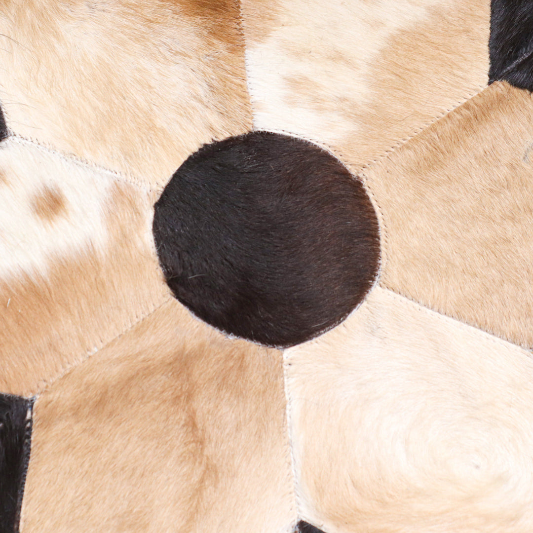 Patchwork Round Rug 2x2