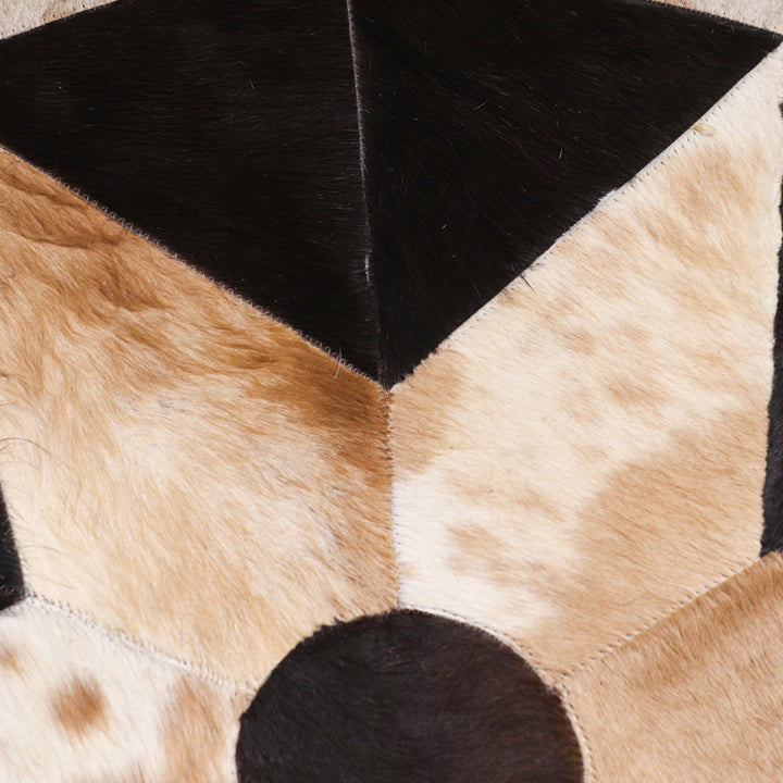 Patchwork Round Rug 2x2