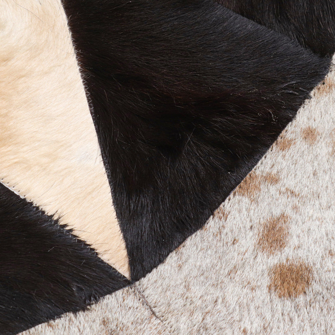 Patchwork Round Rug 2x2