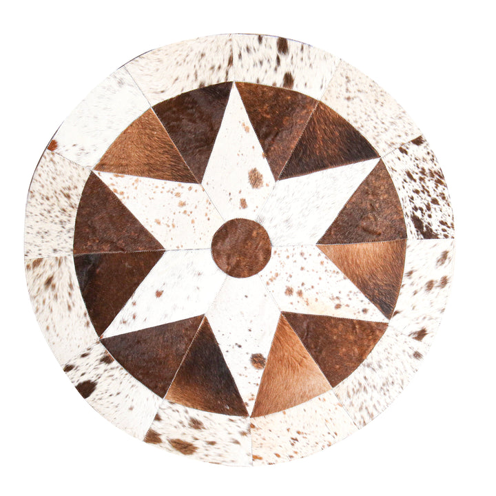 Patchwork Round Rug 2x2