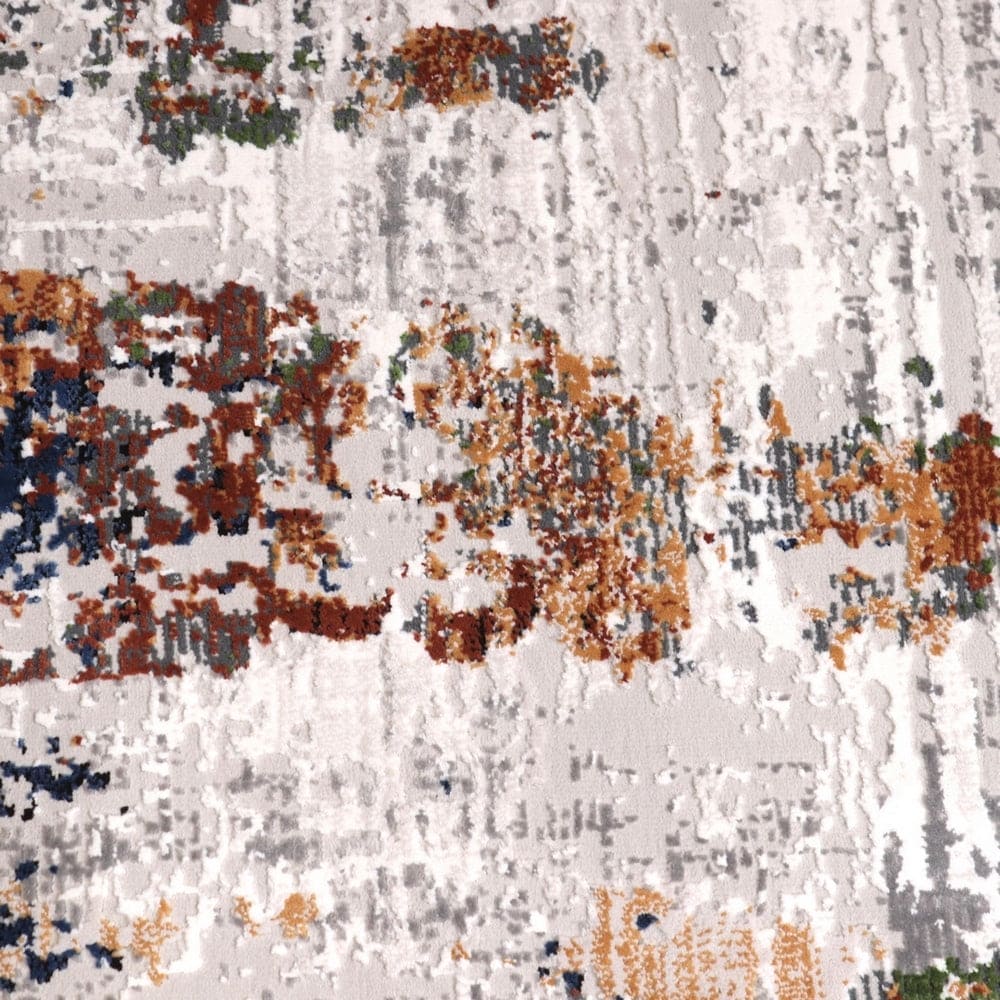 Off White Plain Turkish Rug 5x8 ft