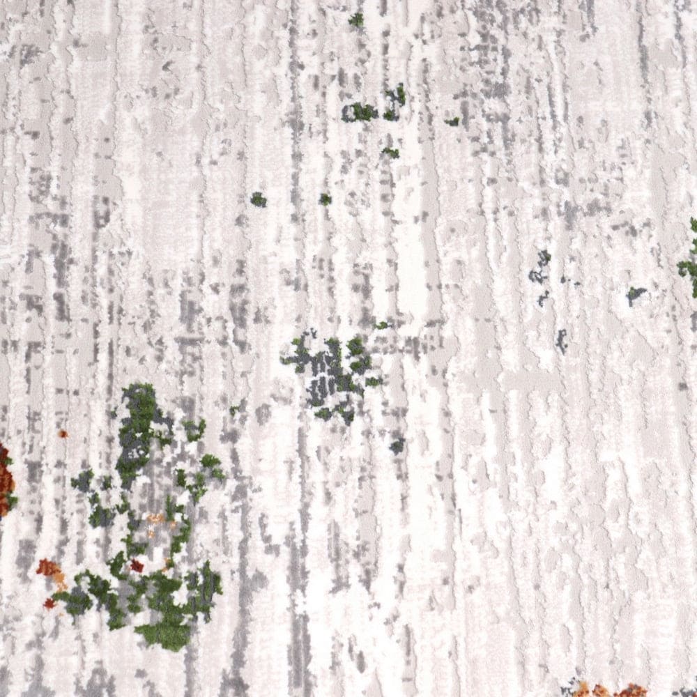 Off White Plain Turkish Rug 5x8 ft