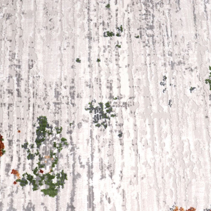 Off White Plain Turkish Rug 5x8 ft