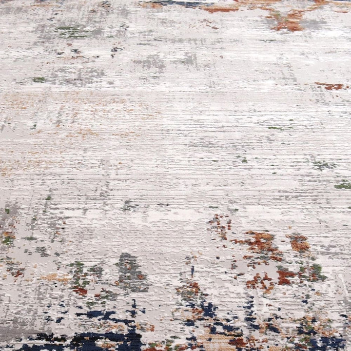 Off White Plain Turkish Rug 5x8 ft