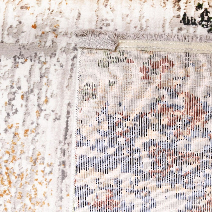 Off White Plain Turkish Rug 5x8 ft