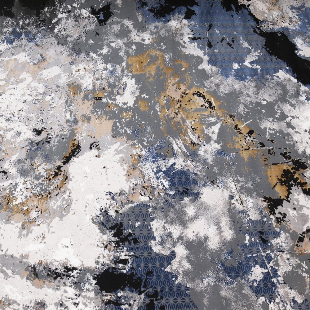 Blue Waves Turkish Rug 7x10 ft