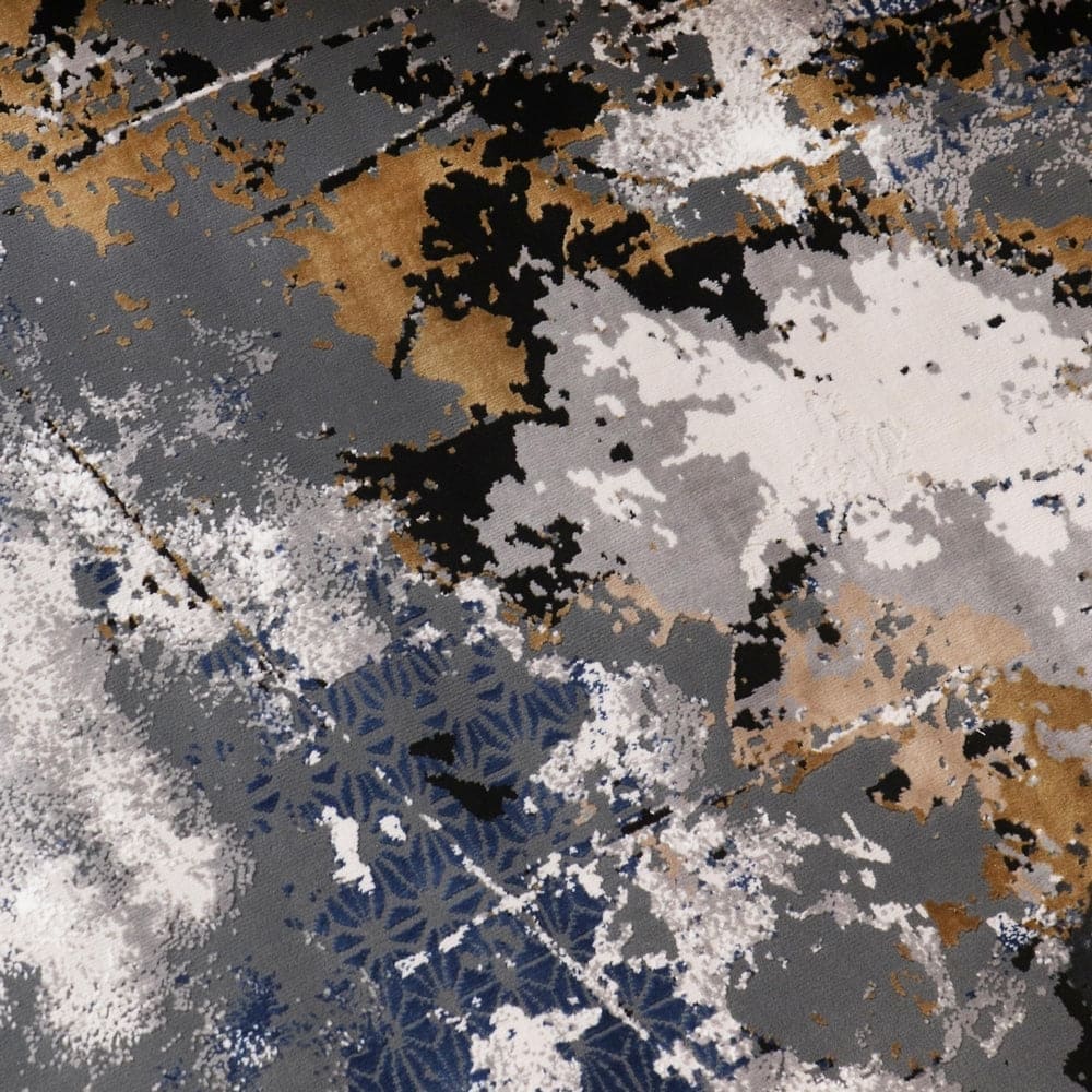 Blue Waves Turkish Rug 7x10 ft