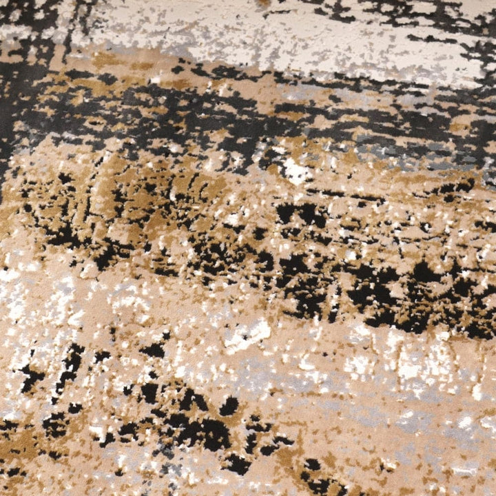 Beige Splash Turkish Rug 7x10 ft