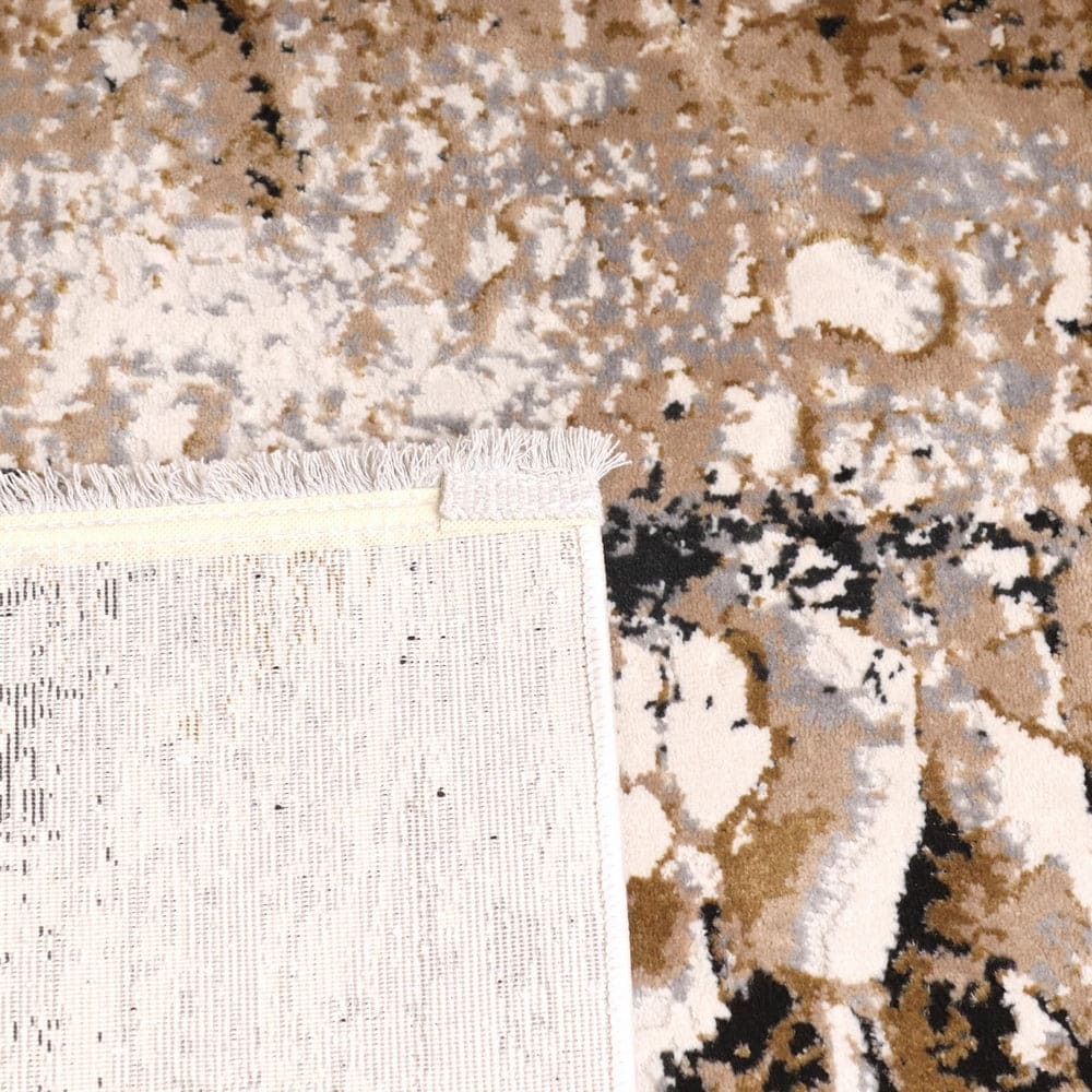 Beige Splash Turkish Rug 7x10 ft