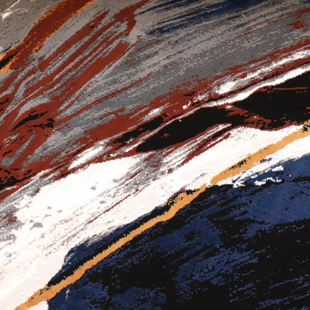 Blue Waves Turkish Rug 7x10 ft