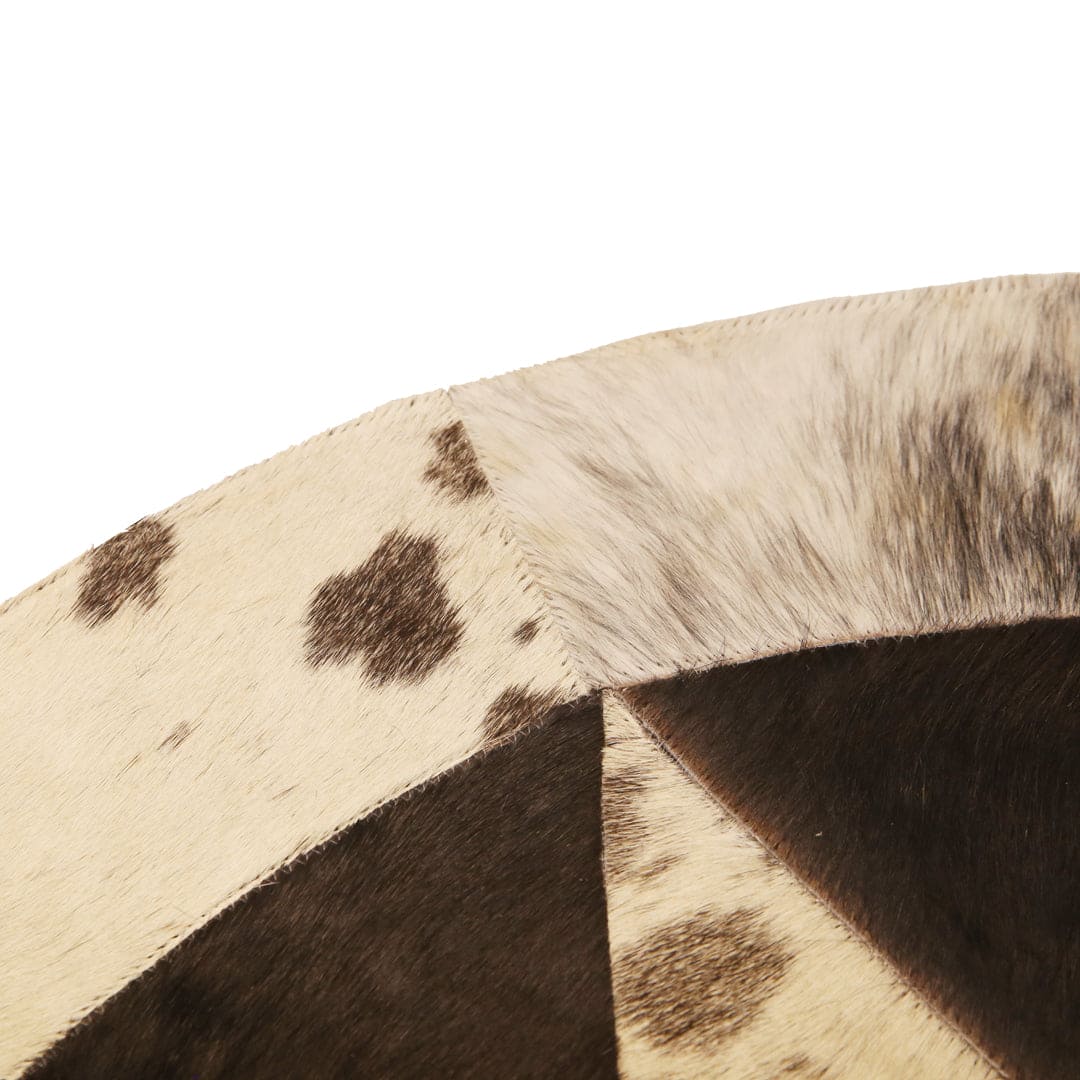 Patchwork Round Rug 2x2