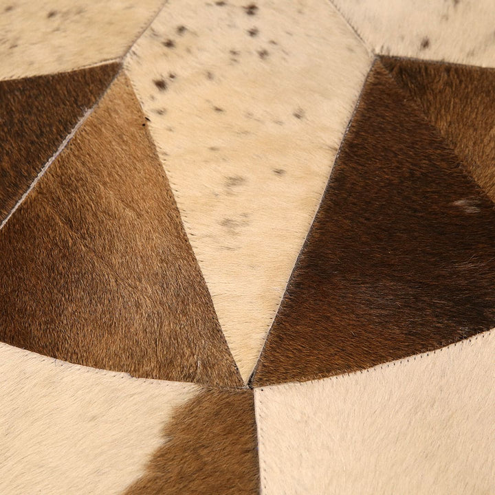 Patchwork Round Rug 2x2