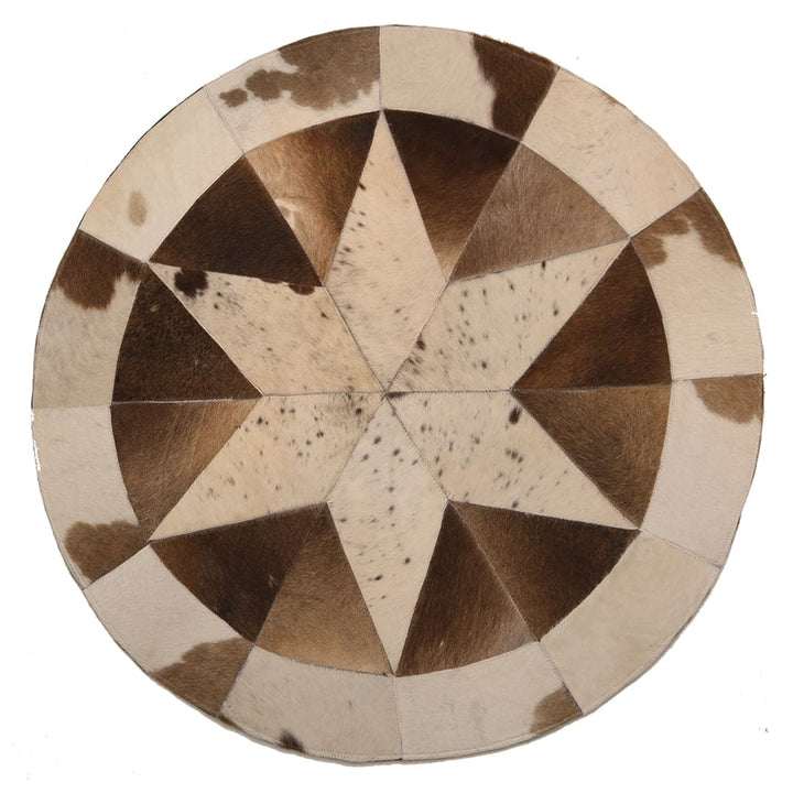 Patchwork Round Rug 2x2