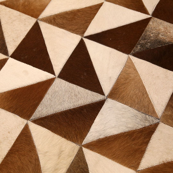 Patchwork Round Rug 3x3 ft