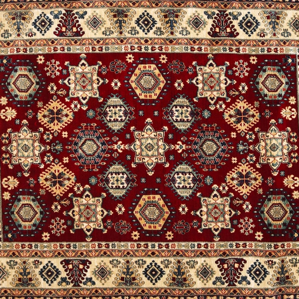 Rust Traditional Turkish Kazak 4x6 ft