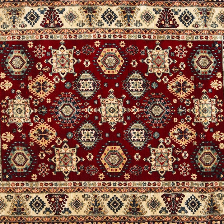 Rust Traditional Turkish Kazak 4x6 ft