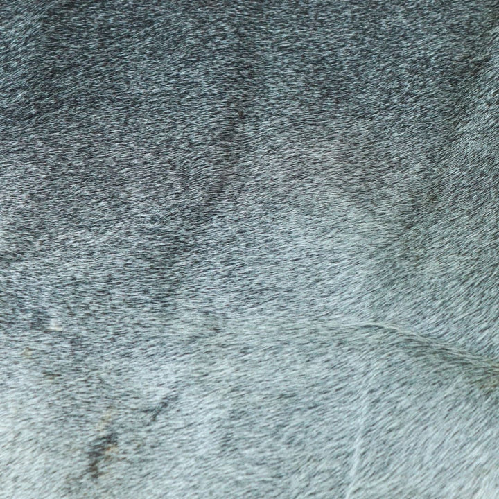 Grey plain Cow Hide 5.5X6 FT