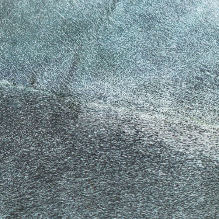 Grey plain Cow Hide 5.5X6 FT