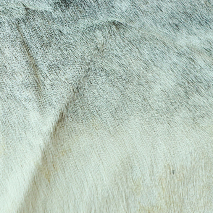 Grey plain Cow Hide 5.5X6 FT
