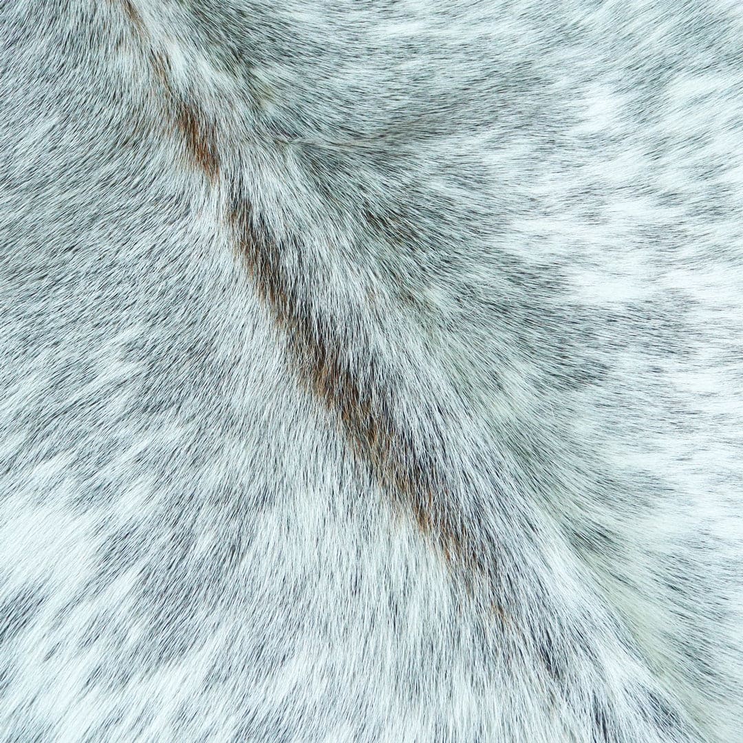Grey Brindle Cow Hide 5X5 FT