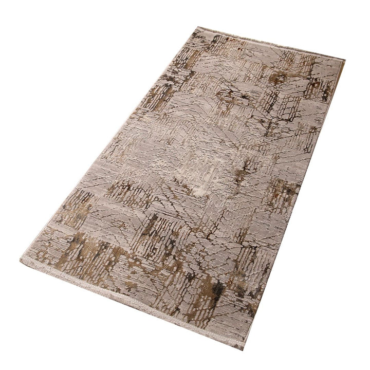 Grey Plain Turkish Rug 2.5x5 Ft