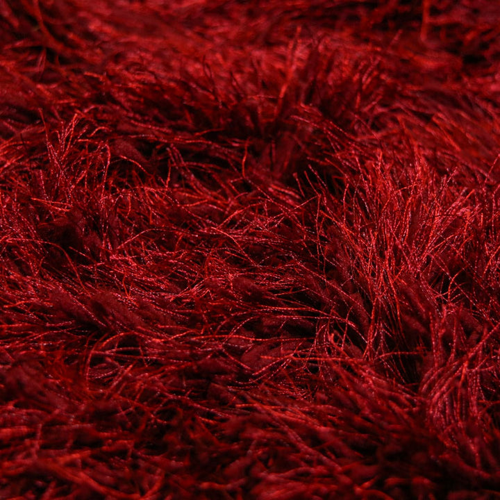 Maroon Shaggy Rug