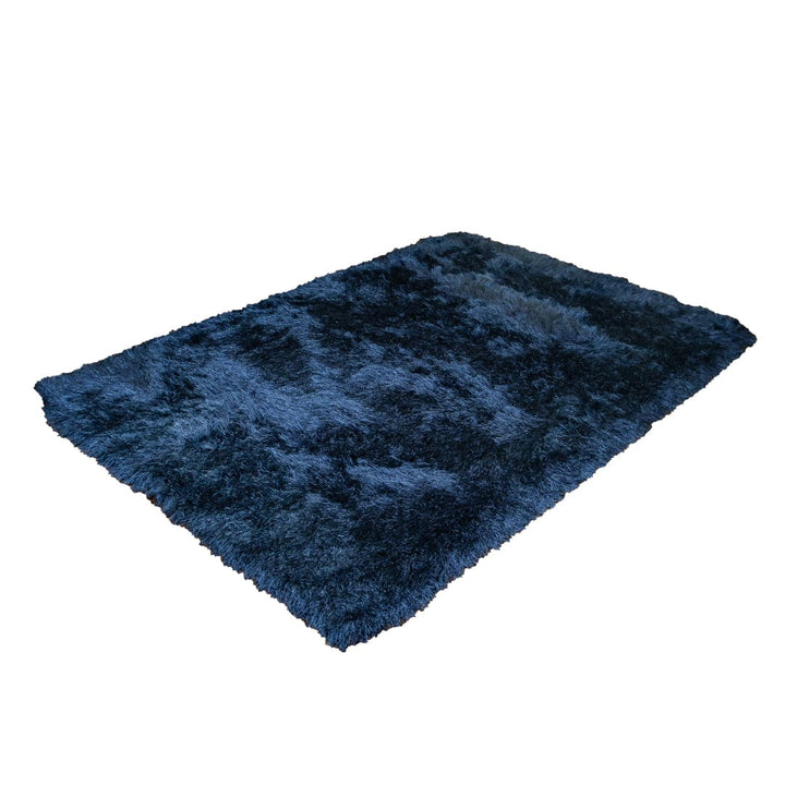 Navy Blue Shaggy Rug