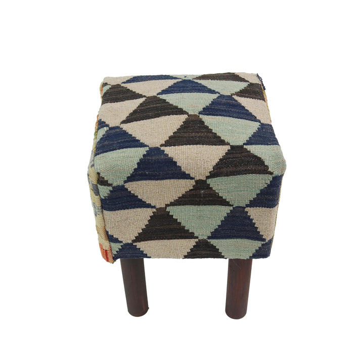 Handmade Afghani Ottoman Stool Small