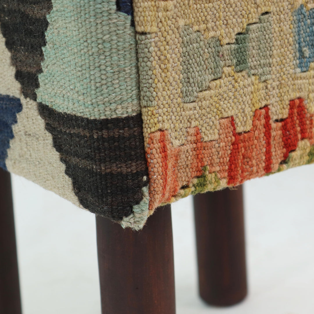 Handmade Afghani Ottoman Stool Small