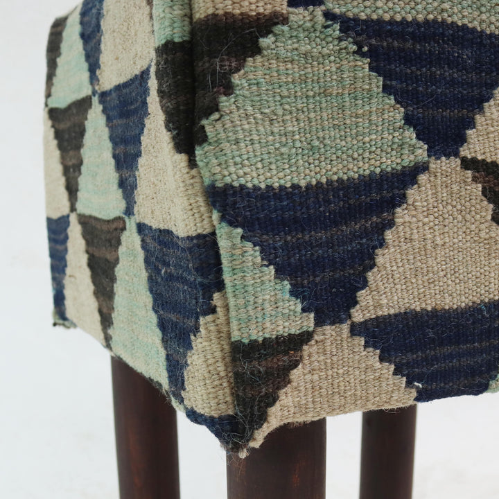 Handmade Afghani Ottoman Stool Small