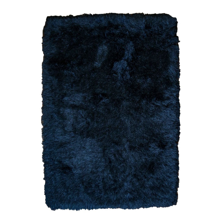 Navy Blue Shaggy Rug