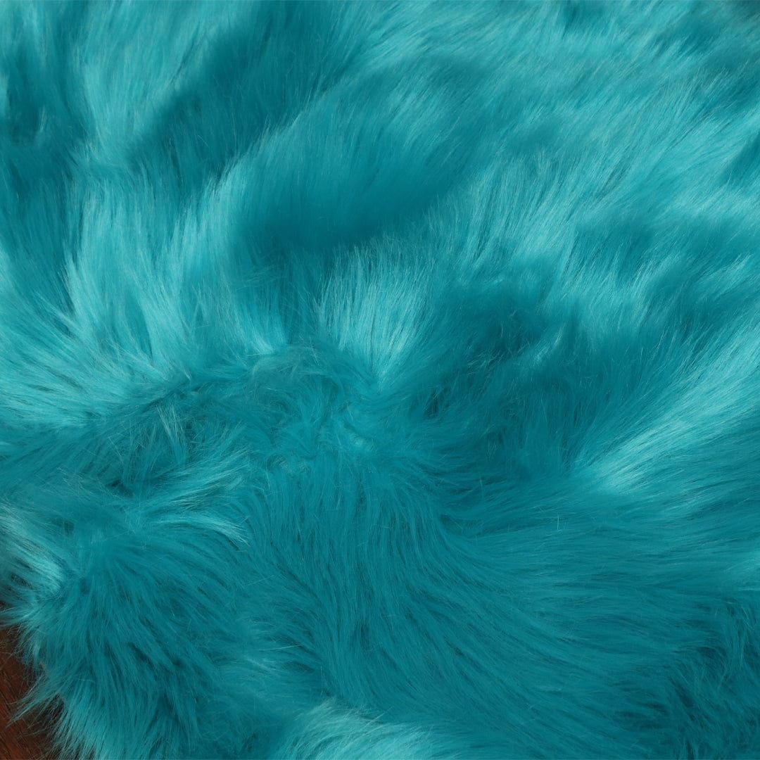 Ferozi Fur Area Rug 4x6 ft