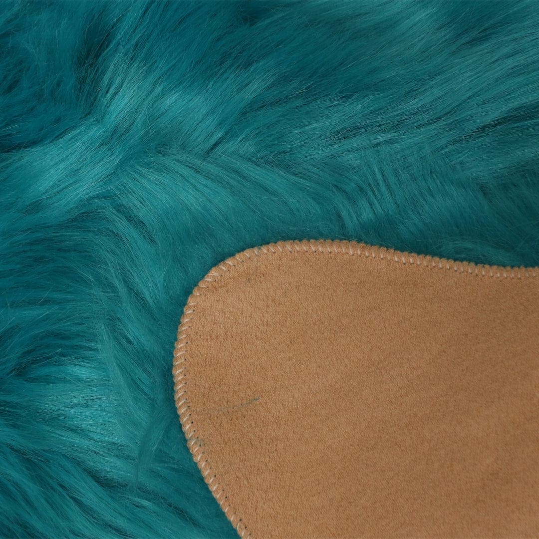 Ferozi Fur Area Rug 4x6 ft