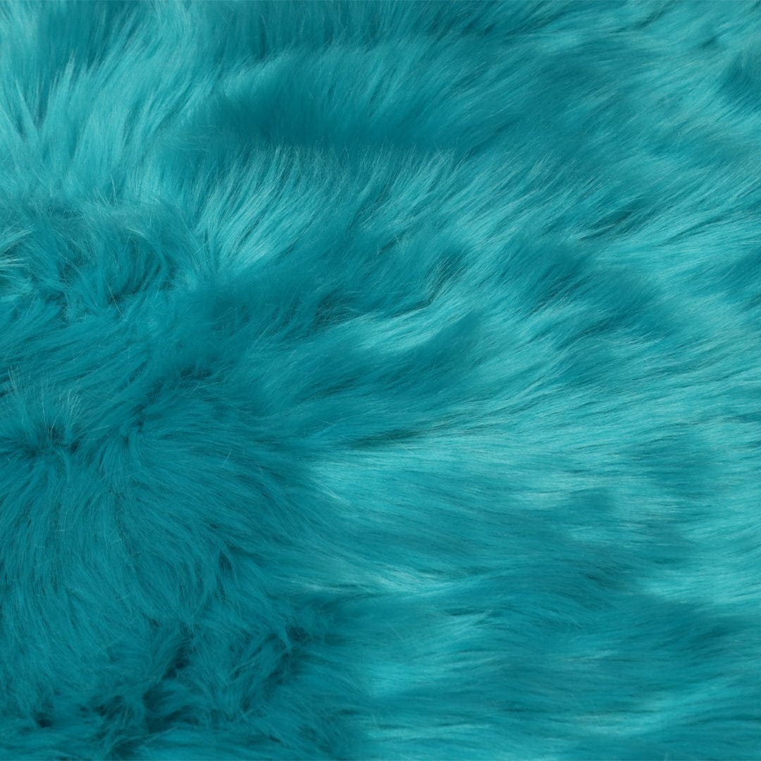 Ferozi Fur Area Rug 4x6 ft