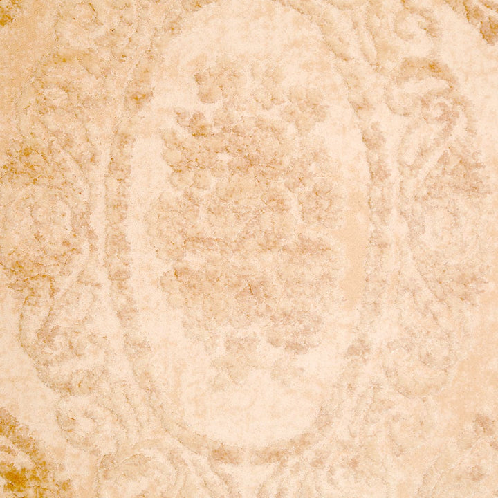 Beige Floral Turkish Rug 2.5x5 Ft