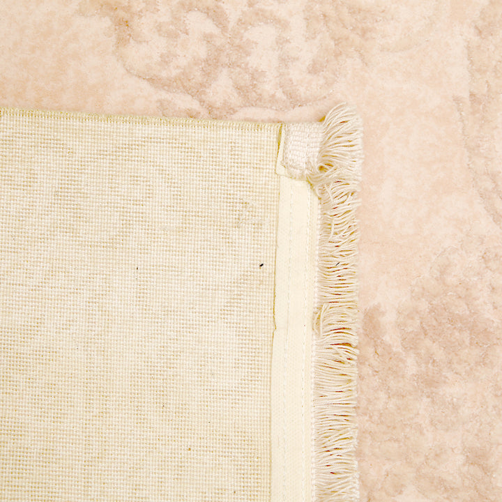 Beige Floral Turkish Rug 2.5x5 Ft