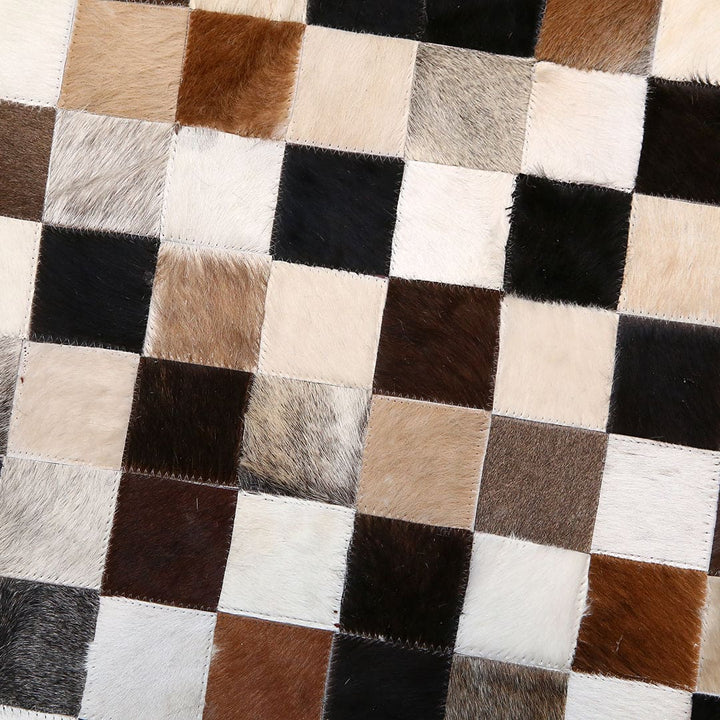 Patchwork Round Rug 3x3 FT